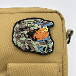 Patch de moral camouflage 3D lumineux de nuit, en PVC souple écologique et imperméable, pour brassard - Product Image 3