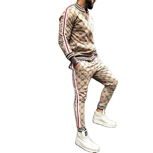 ชุดแทรคสูทแบบมีซิปด้านหน้าสำหรับผู้ชาย,ชุดสูทวอร์มแบบเต็มตัวพิมพ์ลายมีซิปด้านหน้าแบบซิงเกิ้ลสำหรับฤดูใบไม้ร่วง - Product Image 1