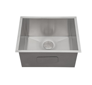 TRIHO-Fregadero de cocina de acero inoxidable 304, resistente al óxido, resistente, hecho a mano, de un solo cuenco, con reducción de ruido, - Product Image 2