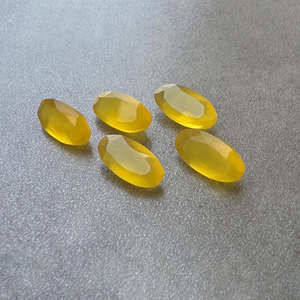 Calcedoine facettée de qualité AAA+ en forme ovale grande taille, pierre précieuse calibrée, effet optique étoilé, origine Rajasthan, pour la joaillerie - Product Image 5