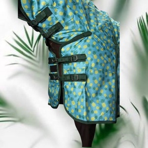 1200D Ripstop Nylon Ananas Hiver Cheval Tapis Combo Respirant et Imperméable avec Polaire et Coton Remplissage pour Temps Froid - Product Image 2