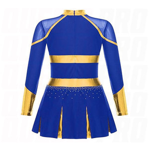 Prix raisonnable, meilleure qualité, uniforme personnalisé pour équipe de cheerleading avec logo brodé ou imprimé, 100% polyester, durable et respirant - Product Image 4
