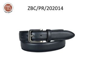 Cinturón de Cuero Reversible de Calidad para Hombre con Hebilla de Aleación de Zinc Trenzada y Acabado Cruzado, un Lado Negro y el Otro Marrón - Product Image 3