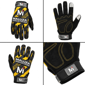 High Grip Anti Slip Mechanics <b>Gloves</b> Padded Palm Touchscreen Heavy Duty Industrial Maintenance Utility Work <b>Gloves</b> OEM - Product Image 5