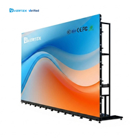Pantalla LED de Alquiler para Interiores y Exteriores, 500 mm x 1000 mm, 5 x 3 m, 3 x 2 m, 7680 Hz, 5000 cd, P3.91, P2.976, Impermeable IP65