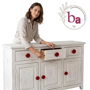 Ba Wood Cabinet Knobs Tricolor Scandinavian Design Modern Durable Multi-Function Handles for Living Room Bedroom Home Office - Product Image 3