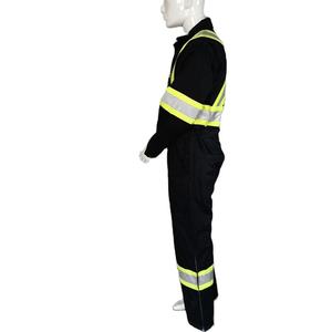 OEM Plus Size Heavy Duty Canvas Work Coveralls American Style Reflective Hi Vis Safety Uniform Industrial Workwear - Product Image 5