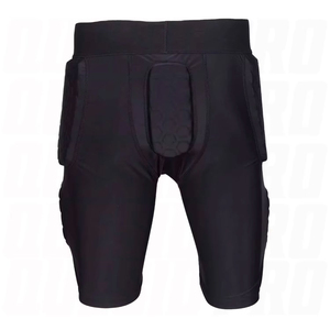 Mens Black <b>Padded</b> American Football Pants Belt Closure Breathable Athletic Practice Game Performance Sportswear Adult Wear cloth - Product Image 2