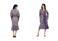 Nouvelle Robe Longue Décontractée en Soie Imprimée à Pois et Fleurs Style Bohème Y2K, Coupe Trapèze, Taille Naturelle, Logo Tissé, Lavable, Idéale Automne