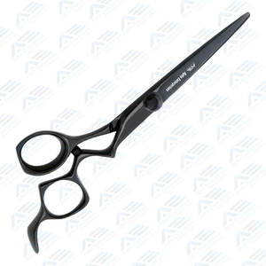 Noir 5.75 pouces forgé japonais acier cisaillement cheveux coupe ciseaux cisailles Kit professionnel coiffure beauté Instruments - Product Image 5