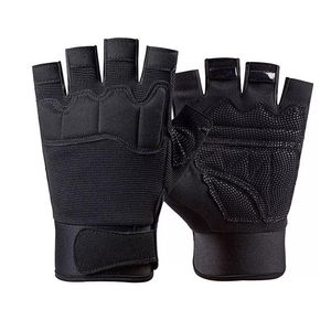 Guantes Tácticos de Cuero para Entrenamiento y Equitación de Pakistán, Guantes Tácticos de Medio Dedo para Senderismo, Caza y Actividades al Aire Libre - Product Image 2