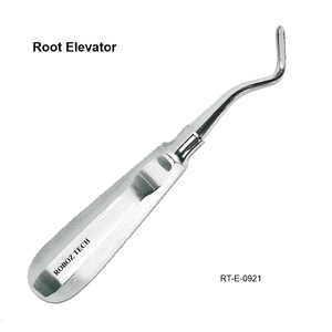 Élévateur de racine dentaire manuel ergonomique droit en acier inoxydable certifié CE par Roboz Tech Pakistan - Product Image 3