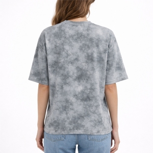 Camiseta de Algodón para Mujer, de Alta Calidad, Ligera, de Manga Corta, Cuello Redondo, Corte Ajustado, Informal, Transpirable, de Secado Rápido y Ecológica - Product Image 3