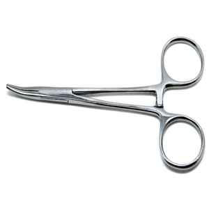 Pince chirurgicale droite et courbée de 12,5 cm de haute qualité, la plus vendue, pour usage chirurgical (type moustiquaire) - Product Image 1