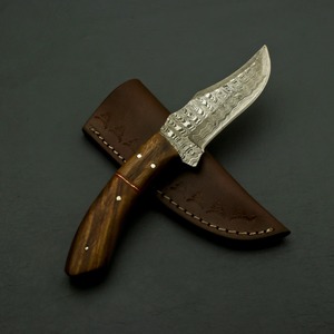 มีดทำมือดามัสกัส ขนาด 10 นิ้ว ด้ามไม้พะยูง - Product Image 1