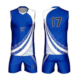 Vente en gros d'uniformes d'équipe de volley-ball sur mesure, nouveau style, design personnalisé, uniformes de volley-ball pour femmes et hommes - Product Image 2