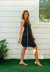 Newly Designed Trendy Tie Dye Maxi <b>Dress</b> Multi-Colored Solid <b>Pattern</b> Cute Style Rayon Natural Waist Vacation 100% Cotton <b>A</b>-<b>Line</b> - Product Image 2