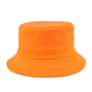 Summer Beach Adult Multiple Colors Cotton Black Man Woman <b>Flat</b> Fisherman Bucket <b>Hat</b> - Product Image 3