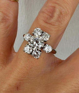 Arin/Oro de 18K/14K con diamantes naturales certificados GIA/IGI modernos, o diseños personalizados con anillos de diamantes MOQ bajos - Product Image 1