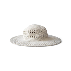 Sombrero Fedora de Poliéster Tejido a Mano con Color Personalizado, Ajustable, de Ala Ancha, con Cinta y Cuerda, para Playa, Aire Libre, Casual, Viajes, Verano - Product Image 3