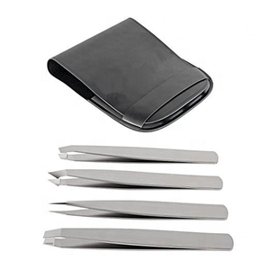 Juego de Pinzas para Cejas Personalizadas de Acero Inoxidable, Herramienta de Belleza, Fabricante OEM ODM, Proveedor Mayorista, Juego de Pinzas para Cejas Premium - Product Image 1