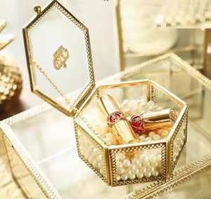 Estuche Organizador de Joyería de Metal Inteligente para Anillos, Aretes, Collares y Accesorios, para Viajes y Uso en el Hogar - Product Image 1