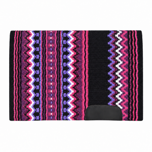 Wholesale Western <b>Wool</b> Horse Saddle Pads Geometric Woven Saddle Blankets Jumping Ranch Trail Riding Black Wear Patch Equestrian - Product Image 4
