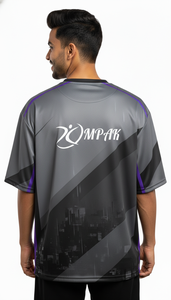 เสื้อยืดโอเวอร์ไซส์พรีเมียมสไตล์สตรีทแฟชั่นสำหรับผู้ชาย ใส่สบายๆ ในชีวิตประจำวัน - Product Image 4