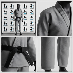 Nuevo Uniforme de Judo Personalizado al por Mayor, Kimono de Jiu Jitsu para Adultos, Precio Económico, Uniforme de Artes Marciales Bjj Gi - Product Image 3