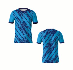 T-shirts de sublimation 100 % polyester jersey 180 grammes vierges pour impression par transfert thermique, sportifs, respirants, écologiques, pour hommes, usage quotidien - Product Image 4