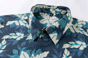 Chemises Aloha à séchage rapide, chemise hawaïenne d'été pour hommes, chemise à fleurs à manches courtes, chemise Aloha boutonnée à fleurs - Product Image 5
