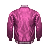 Veste universitaire en satin haute performance, veste de baseball classique pour collège, fabricant, approvisionnement en gros