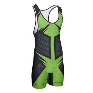 Traje de Lucha Libre Profesional para Hombre, Ligero, Transpirable, Elástico, Ropa Deportiva para Entrenamiento, Torneos, Jóvenes y Adultos - Product Image 1