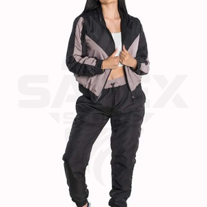 Solid Color Windbreaker Waterproof <b>Wind</b> <b>Breaker</b> Jacket Unisex Windbreaker Jacket and Pants Sets Breathable Nylon Tracksuits - Product Image 3