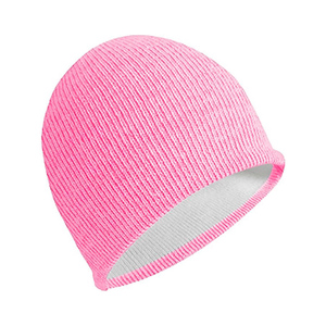 Gorros Grises con Franjas Reflectantes al por Mayor, Hilo Acrílico para Gorros Tejidos, Diseño Personalizado con Logotipo, Gorro Reflectante - Product Image 3