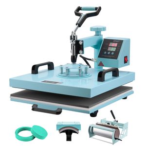 Pressa a Caldo 5 in 1 da 15x15 Pollici con Rotazione a 360 Gradi per Stampa su T-shirt e Tumbler da 30 oz - Product Image 1