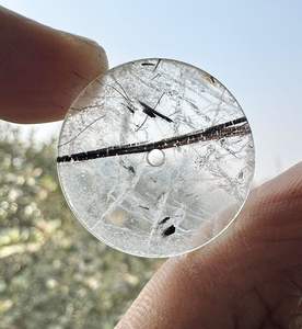 Esfera de Reloj de Rutilo Negro Natural, Esfera de Piedra de Lujo Personalizada, Esfera de Cristal de Alta Gama - Product Image 3