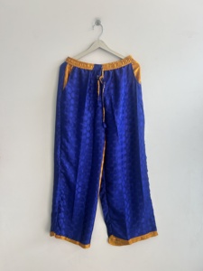 Wholesale Lot Of Long Wide Leg Sari Silk <b>Harem</b> Pants Women <b>Trouser</b> Pajama Yoga Pant - Product Image 1