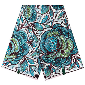 Nuovo Modello 100% Cotone Batik Dobby Stampe Dorate Wax Prints Holland <span class=keywords><strong>Pagne</strong></span> Africain 6 Iarde con Loincloth e Borsa per Bambina e Bambino - Product Image 2