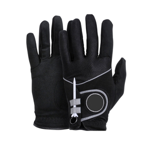 Gants de golf en cuir Cabretta pour hommes, respirants, antidérapants, avec sangle de poignet réglable, vente en gros d'usine, fourniture OEM pour sports de plein air - Product Image 1