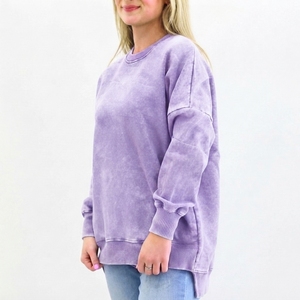 Sudadera con Efecto Desgastado para Mujer, Estilo Casual y Moderno, con Personalización de Marca, Servicios de Proveedor Mayorista - Product Image 4