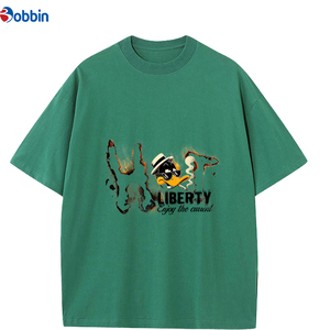 Camiseta Personalizada con Logotipo para Hombre, Talla Grande, Cuello Redondo, Manga Corta, Estampado de Dibujos Animados, Camiseta Lisa Extra Grande Unisex para Hombre - Product Image 3