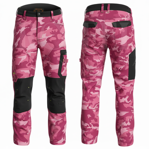 Apparel Clothing Custom Comfortable Camouflage <b>Cargo</b> Pants Multi Pocket Work <b>Trousers</b> Casual Breathable Outdoor Utility Pants - Product Image 5