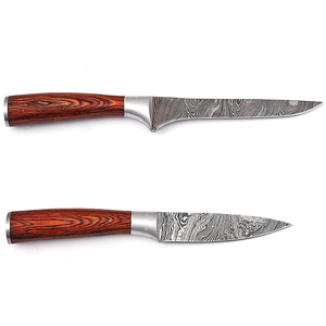 Damascus Steel Kitchen <b>Knife</b> <b>Set</b> Professional Chef Cooking Collection for Meat Vegetable Fruit Bread and General Kitchen use - Product Image 4