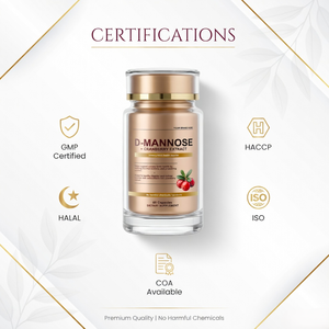 Complément alimentaire en capsules d'extrait de canneberge et de D-mannose en marque privée - Product Image 3