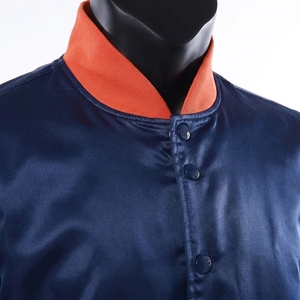 Blouson universitaire oversize personnalisé à épaules tombantes, style streetwear, manteau Letterman, vente en gros, marque de mode - Product Image 3