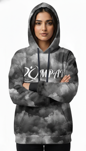 Sweat à capuche unisexe surdimensionné décontracté moderne avec design sublimé sur toute la surface pour les marques de vêtements streetwear - Product Image 2