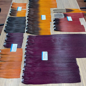 Extensiones de Cabello Virgen Vietnamita Liso Natural de Alta Calidad, Doble Trama, Color Mixto, Preventa - Product Image 6