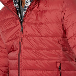 Unisex Puffer <b>Jacket</b> High Quality Front Zipper Long Sleeve 100% Nylon Comfortable Casual Streetwear Style Breathable Patchwork - Product Image 4