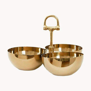 Ensaladera de Tres Niveles con Acabado Plateado, Decoración Ecológica para Mesa en Bodas y Fiestas, Herramientas Premium para Pasteles, Diseño Increíble - Product Image 2